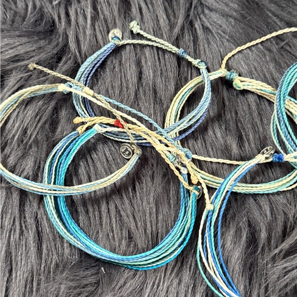 6 Pura Vida Ocean Tones Multistrand Cord Bracelet - Picture 6 of 7